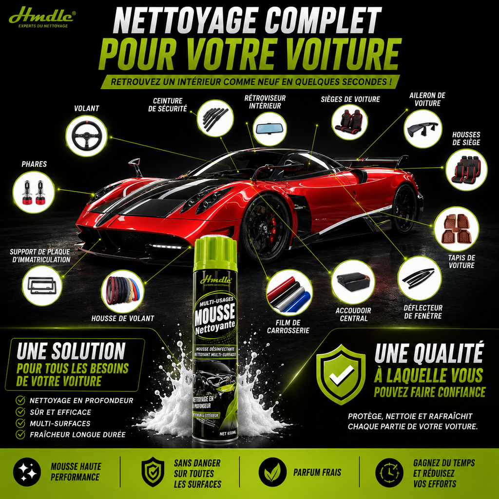 PROPRETÉ PROFONDE, RÉSULTAT IMPECCABLE